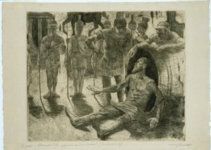 Aleksanteri ja Diogenes tekijältä Lovis Corinth