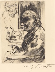 Alter Mann (vanha mies) tekijältä Lovis Corinth