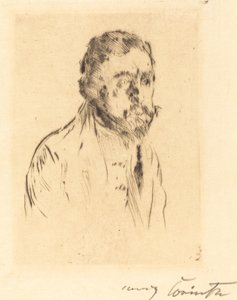 muotokuvatutkimus H. St. Muotokuvatutkimus H. St.:stä, 1920. tekijältä Lovis Corinth