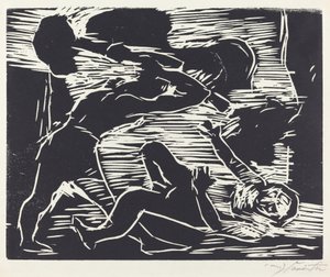 Veljesmurha (Kain ja Abel) tekijältä Lovis Corinth
