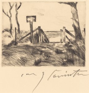 Silta kyltillä Silta kyltillä, 1916. tekijältä Lovis Corinth