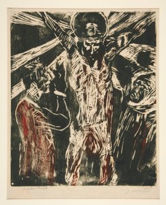 Kristus ristillä tekijältä Lovis Corinth