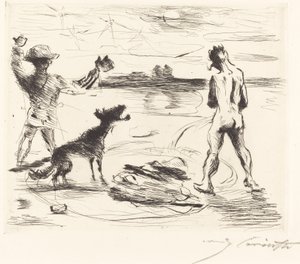 Trimalchion Gastmahl: pl. VII Trimalchion juhlat: pl. VII, tekijältä Lovis Corinth