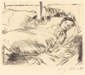 Sairas lapsi Sairas lapsi, 1918. tekijältä Lovis Corinth