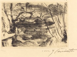 Der Neue See The New Lake, 19201921. tekijältä Lovis Corinth