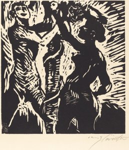 Aadamin ja Eevan lankeemus, 1919. tekijältä Lovis Corinth