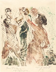 Ihmisen lankeemus, 1919. tekijältä Lovis Corinth