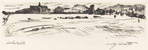Maisema dyynien kanssa, 1917. tekijältä Lovis Corinth