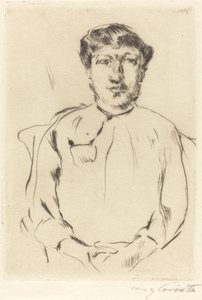 Frauenbildnis (Naisen muotokuva) tekijältä Lovis Corinth
