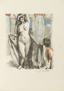 Kuvitus Laulujen lauluun, 1911 tekijältä Lovis Corinth