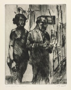 Studiossa tekijältä Lovis Corinth