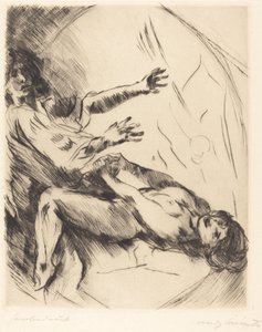 Joseph ja Potifars Weib I Joosef ja Potifarin vaimo I, 1914. tekijältä Lovis Corinth