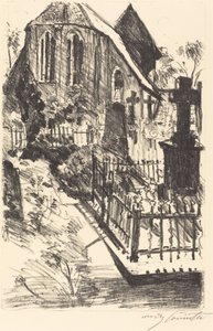 Kirchhof (hautausmaa) tekijältä Lovis Corinth