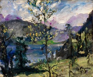 Walchenseen maisema tekijältä Lovis Corinth