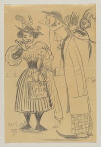 Lovis Corinth ja Carl Strathmann tekijältä Lovis Corinth