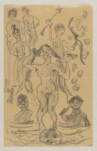 Lovis Corinth ja Carl Strathmann tekijältä Lovis Corinth