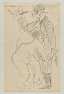 Lovis Corinth ja Carl Strathmann tekijältä Lovis Corinth