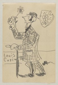 Lovis Corinth ja Carl Strathmann tekijältä Lovis Corinth