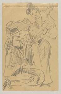 Lovis Corinth ja Carl Strathmann tekijältä Lovis Corinth