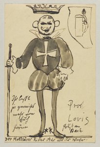 Lovis Corinth Carl Strathmannille: postikortti, postileima 21.6.1902 ja 22.6.1902 tekijältä Lovis Corinth
