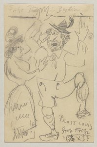 Lovis Corinth Carl Strathmannille: postikortti, postileima 25. helmikuuta 1904 tekijältä Lovis Corinth