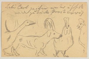 Lovis Corinth Carl Strathmannille: postikortti, postileima 26. elokuuta 1905 tekijältä Lovis Corinth