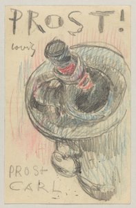 Lovis Corinth Elly Strathmannille: postikortti, postileima 22. toukokuuta 1911 tekijältä Lovis Corinth