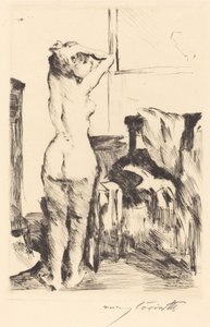 Modellstudie Study of a Model, 1916. tekijältä Lovis Corinth