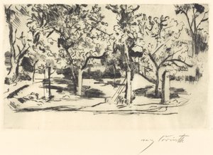 Orchard Orchard, 1918. tekijältä Lovis Corinth