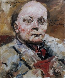 Runoilija Herbert Eulenbergin muotokuva, 1924. tekijältä Lovis Corinth