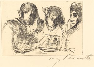 Shakkipeli (sahkinpelaajat) tekijältä Lovis Corinth