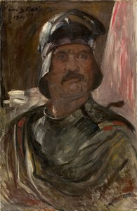 Omakuva haarniskassa, 1911. tekijältä Lovis Corinth