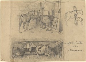 Navetta, 1883. tekijältä Lovis Corinth