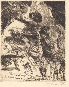 Isä, ei käy hyvin, jos pysymme kaukana sotilaaumasta..., 1923. tekijältä Lovis Corinth