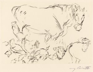 Erilaisia ​​eläintutkimuksia tekijältä Lovis Corinth