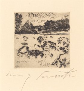 Laidunlampaat, 1916. tekijältä Lovis Corinth
