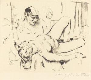 Ennustusennustus, 1914. tekijältä Lovis Corinth
