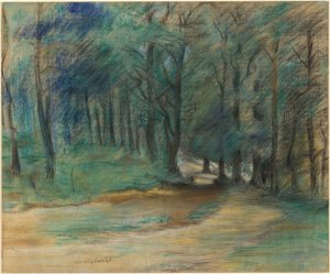 Metsäpolku, 1890-luku. tekijältä Lovis Corinth