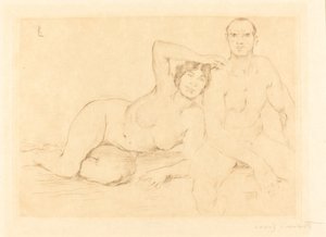 Two People Two Alaston, 1908. tekijältä Lovis Corinth