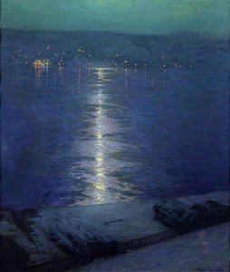 Kuunvalo joella, 1919