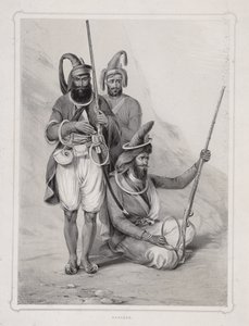 "Akalees", intialaiset soturit, tekijältä Lowes Dickinson