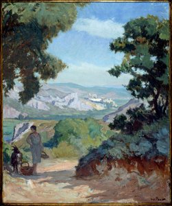 Joseph Loys Pratin (1879-1934) Rodanian maisemamaalaus, 1900-luku.