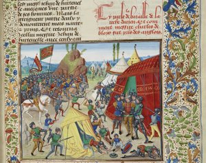 Charles of Blois vangittiin La Roche-Derrienin taistelussa, noin 1470-1475.