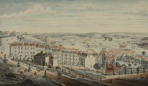 Näkymä Granby Hillille, Clifton, lännestä (akvarelli paperille) tekijältä Lt.Col.William Booth
