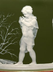Yksityiskohta maljakoista, "Les alteres y les frileux"