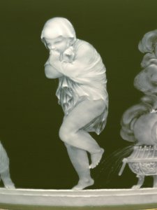 Yksityiskohta maljakoista, "Les alteres y les frileux"