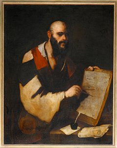 Philosophe tracant des figures geometriques avec un compas - Filosofi, joka piirtää geometrisia kuvioita ...