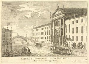 Chiesa et Hospitale de Mendicanti (levy 35) tekijältä Luca Carlevariis