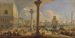 Molo ja herttuan palatsi, n. 1710
