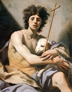 Pyhä Johannes Kastaja, Luca Ferrari (1605-1654), öljy kankaalle